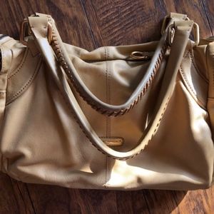 Via Spiga Camel Madison Leather Handbag